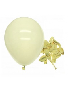 Set 25 baloane galben pastel, 30 cm