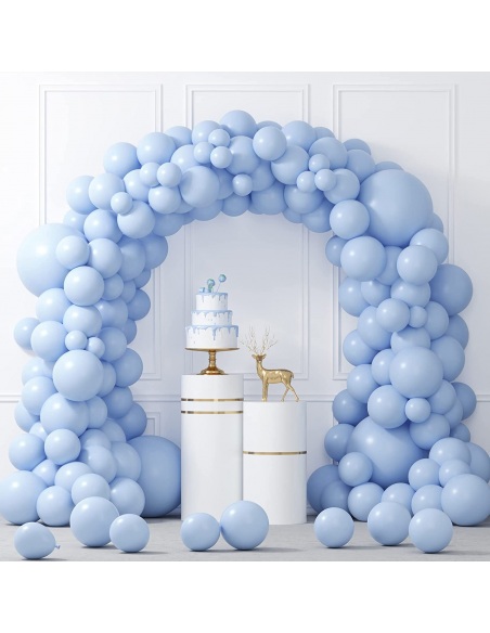 arcada baloane latex bleu pastel