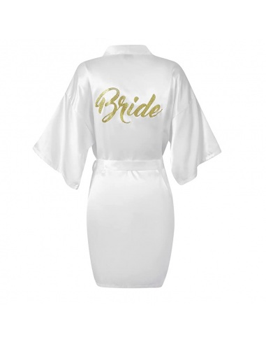 Halat Bride alb cu auriu