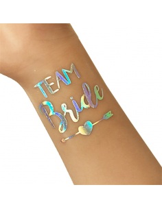 tatuaj team bride argintiu curcubeu 2
