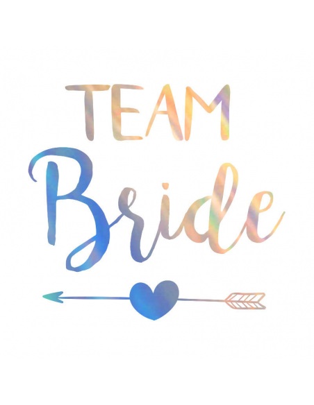 tatuaj team bride argintiu curcubeu