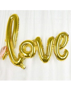 balon love auriu 2