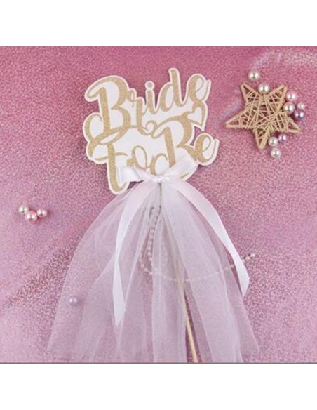 topper tort Bride to be voal