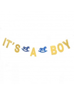 banner baby shower baiat