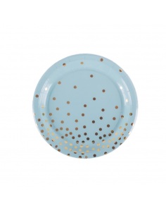 set farfurii bleu