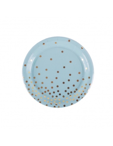 set farfurii bleu