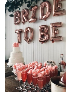 balon bride to be rose gold 2