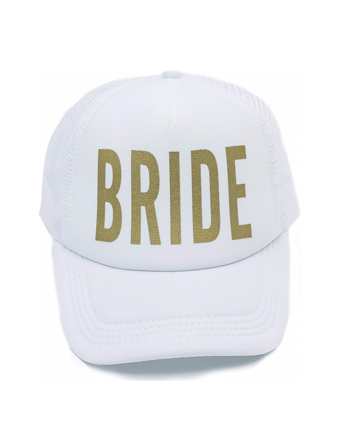 Assume present Shredded Sapca Burlacite Bride alb cu auriu