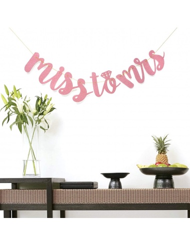 banner burlacite miss to mrs rose gold
