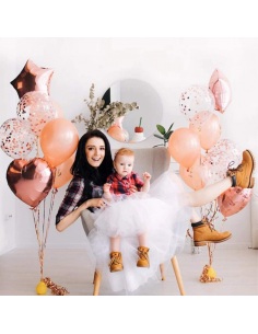 Set baloane rose gold 2