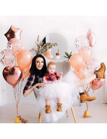 Set baloane rose gold