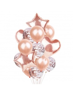 Set baloane rose gold