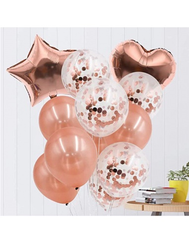 Set baloane rose gold