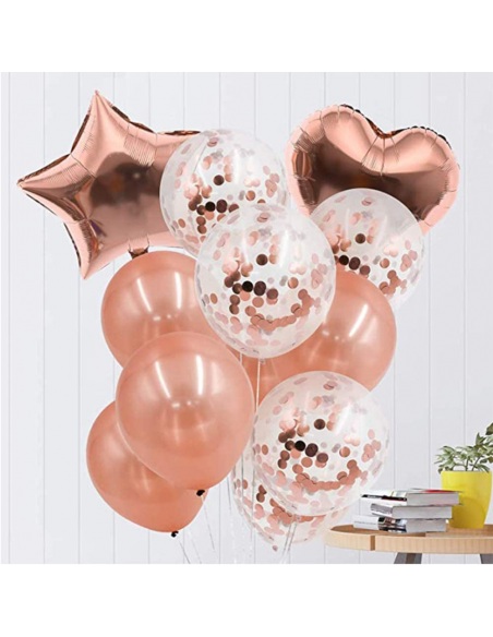 Set baloane rose gold