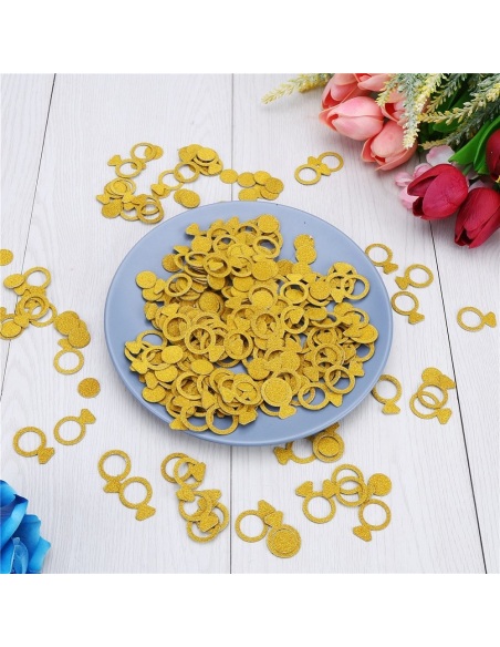 Confetti gold inel de logodna