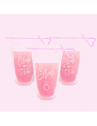 saculet pentru bautura bride si team bride