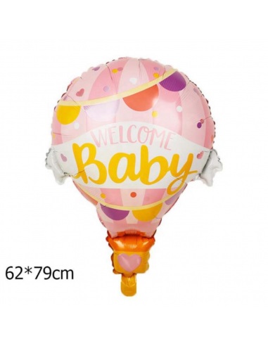 dimensiuni balon welcome baby fetita