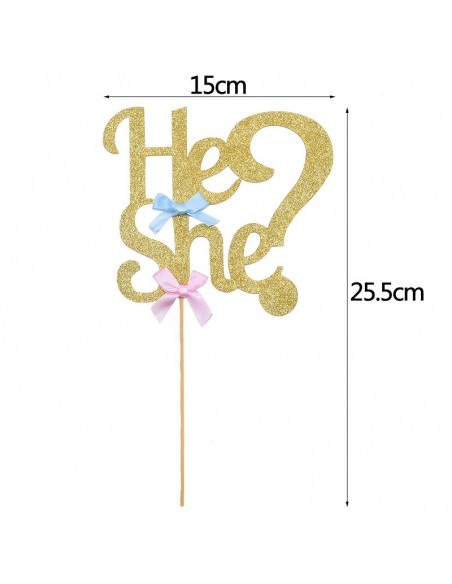 Topper tort Gender Reveal