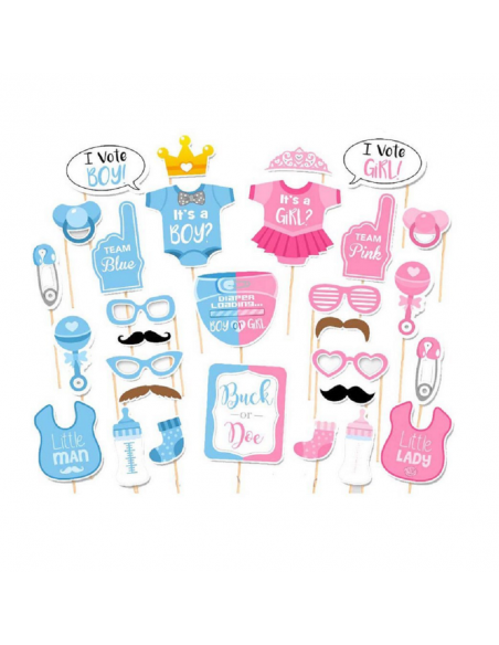 Propsuri pentru poze Gender Reveal