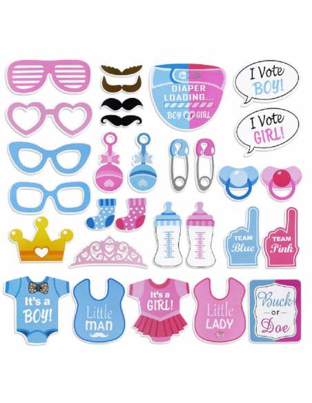 Propsuri pentru poze Gender Reveal