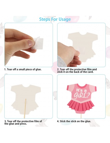 Propsuri pentru poze Gender Reveal