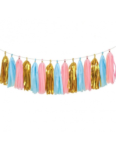 ghirlanda cu ciucuri petrecere gender reveal