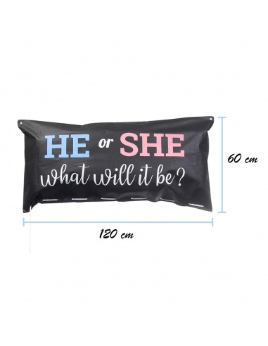 Sac cu baloane Gender Reveal