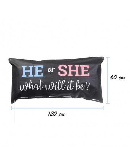 Sac cu baloane Gender Reveal