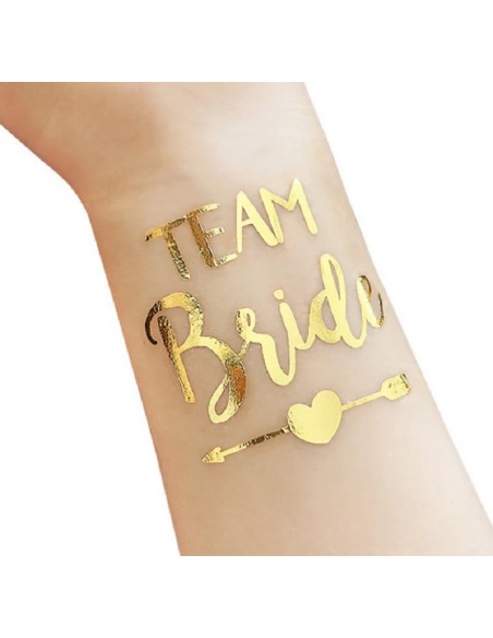 Tatuaj Team Bride auriu