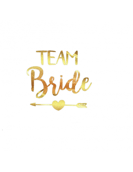 Tatuaj Team Bride auriu