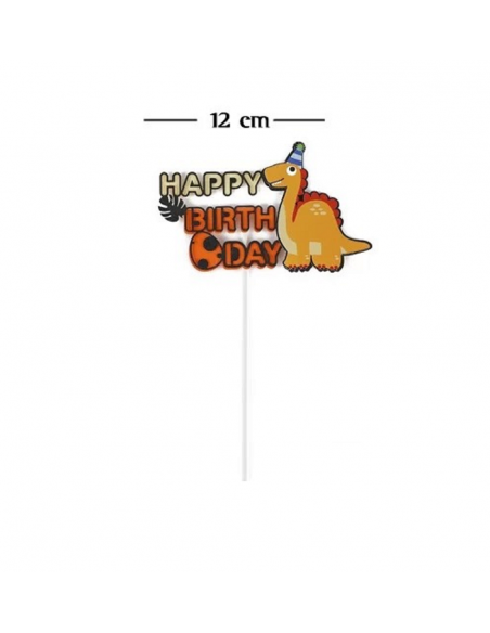 Topper tort Happy Birthday Dinozaur